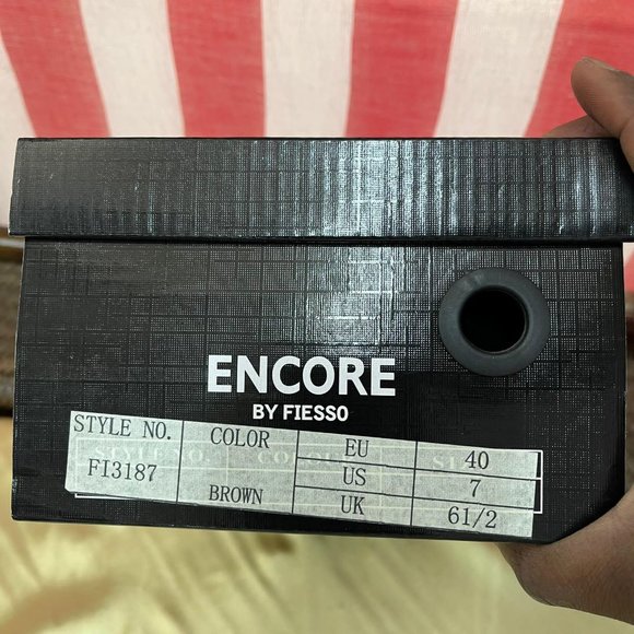 NWB Encore by Fiesso Leather Shoes Sz 7 - Picture 9 of 9